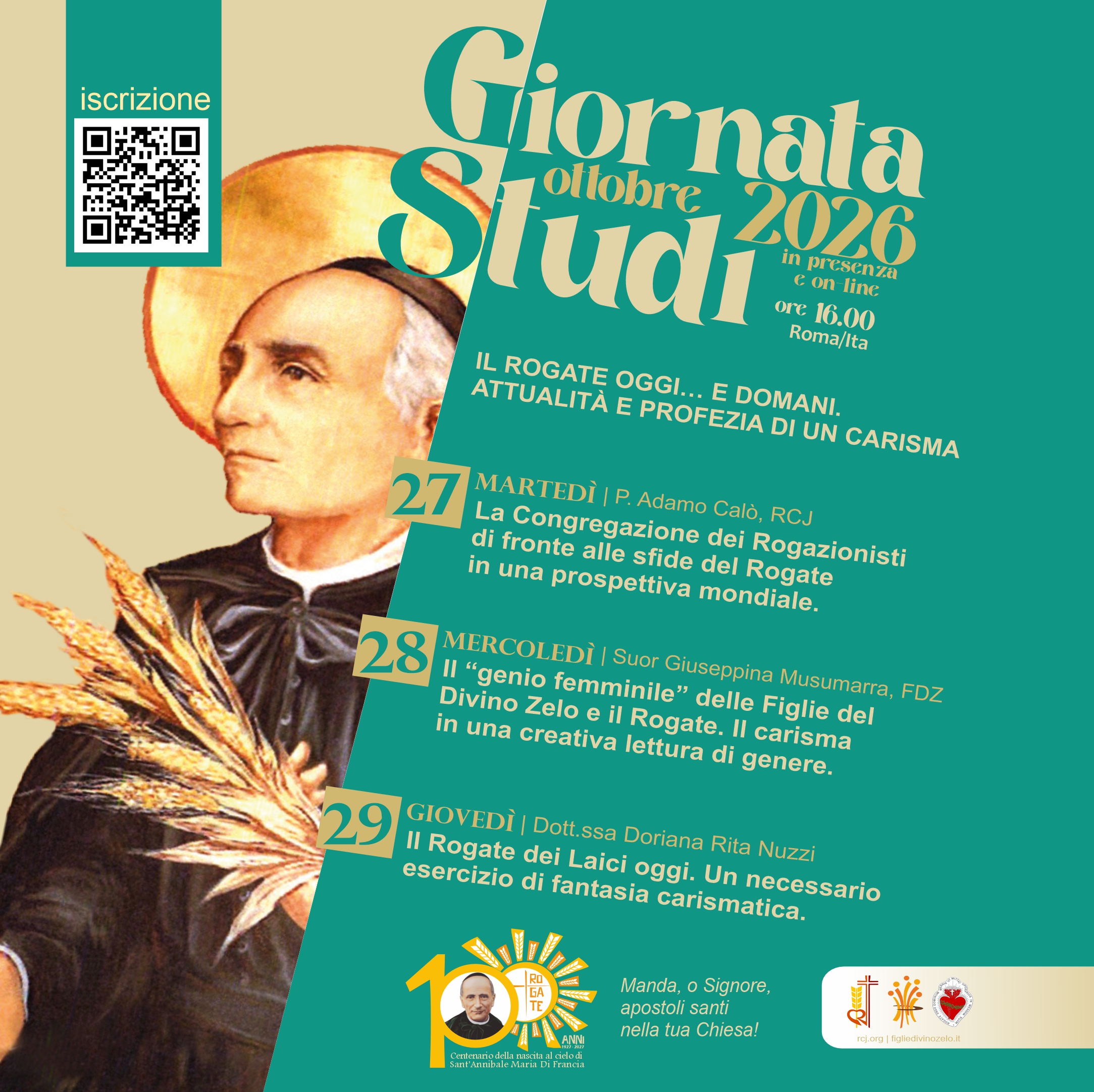 Giornata Studi Rogate, online e in presenza 	 	