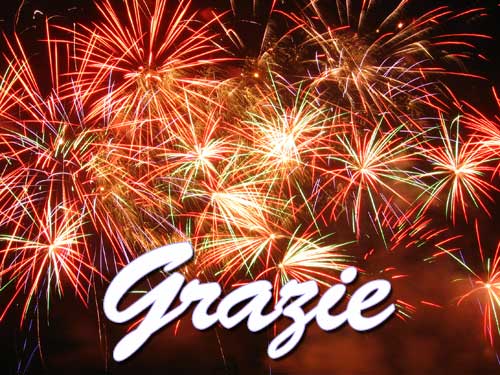 Grazie 100.000 Grazie 100.000